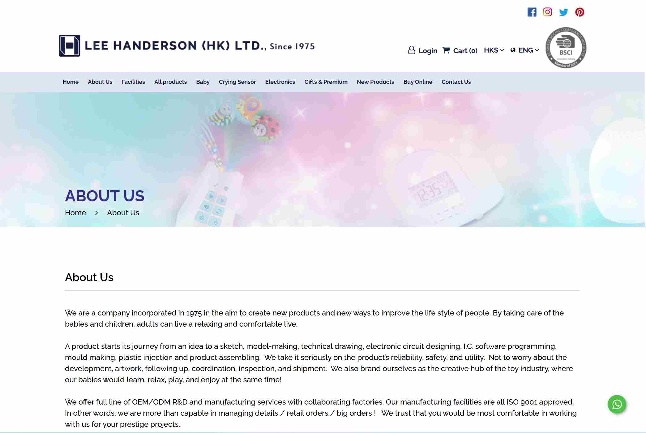 LEE HANDERSON (HK) LTD